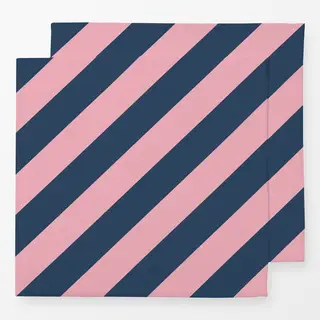 Servietten Rosa blau