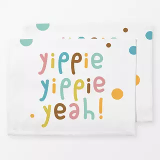 Tischset yippie yippie yeah! bunt