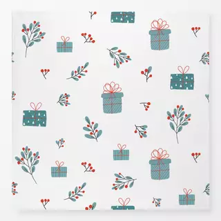 Tischdecke Holy Jolly Mistletoe and Gifts