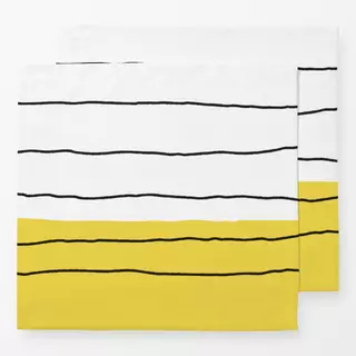 Servietten Just stripes & yellow