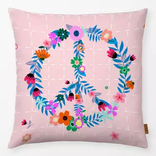 Kissen peace flowers