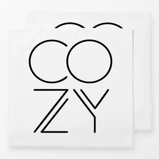 Servietten Cozy white