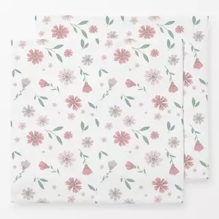 Servietten Blumen aus dem Garten rosé