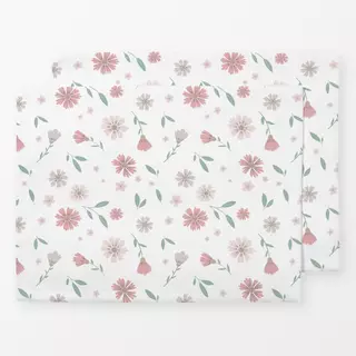 Tischset Blumen aus dem Garten rosé