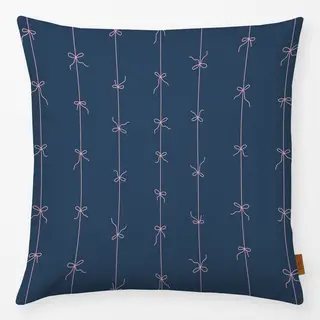 Kissen Blau rosa