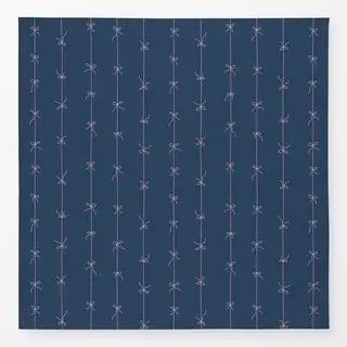 Tischdecke Blau rosa