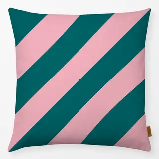 Kissen Grün rosa