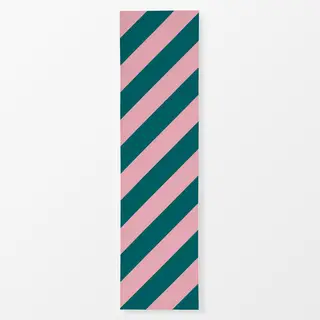 Tischläufer Grün rosa