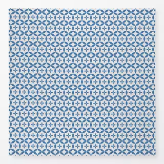 Tischdecke Blockprint Indigo Muster 8