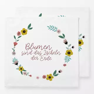 Servietten Das Lächeln der Erde