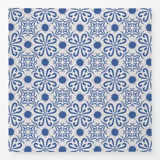 Tischdecke Blockprint Indigo Muster 3