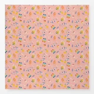 Tischdecke SUMMER VIBES Muster - rose