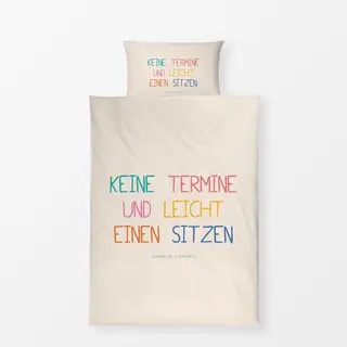 Bettwäsche Definition von Glück - bunt