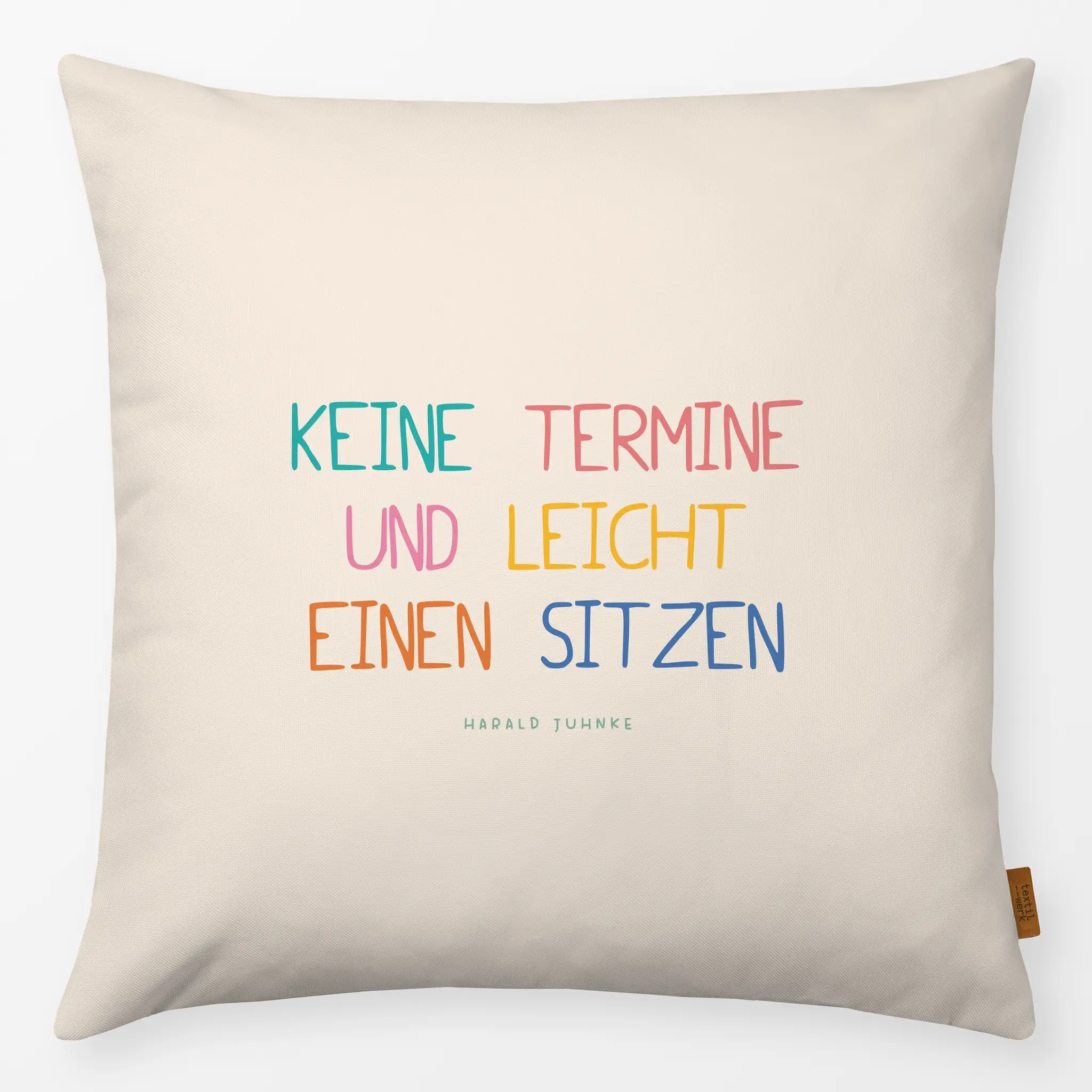 Kissen Kissen Definition von Glück - bunt