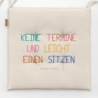 Sitzkissen Definition von Glück - bunt