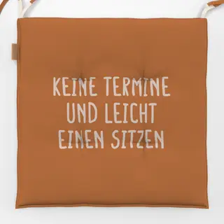Sitzkissen Orange