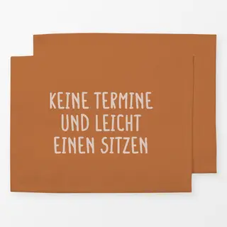 Tischset Orange