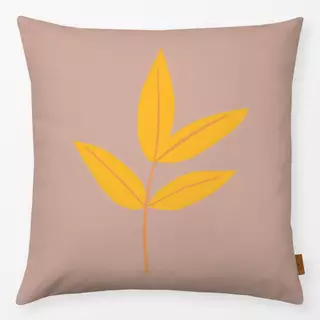 Kissen Herbstzauber Blatt - nude