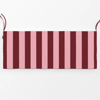 Bankauflage Rosa rot