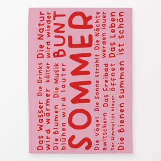 Geschirrtücher SOMMER VIBES - rosarot