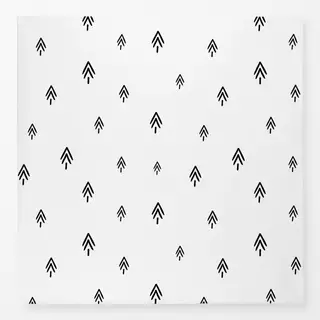 Tischdecke Tanne Striche white