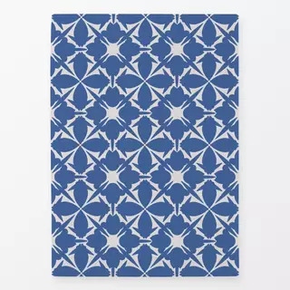 Geschirrtücher Blockprint Indigo Muster 6
