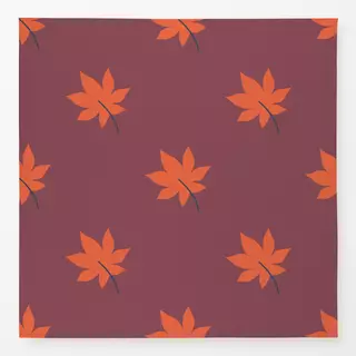 Tischdecke Herbst Ahornblatt - bordeaux