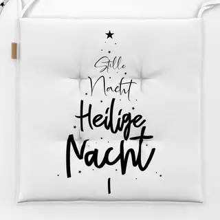 Sitzkissen Stille Nacht heilige Nacht