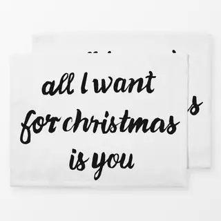 Tischset All I want for christmas