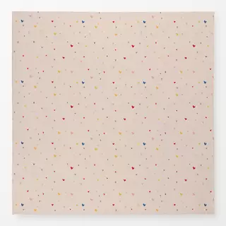 Tischdecke Herzen bunt