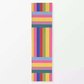 Tischläufer Streifen bunt