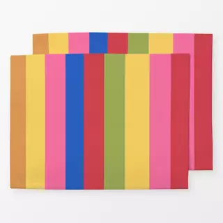 Tischset Streifen bunt