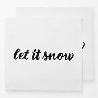 Servietten let it snow