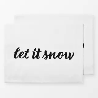 Tischset let it snow