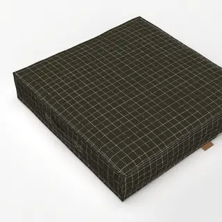 Bodenkissen Brown grid