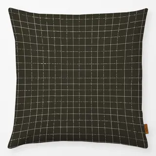 Kissen Brown grid