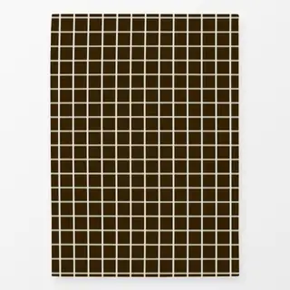 Geschirrtücher Calm Christmas grid soft brown
