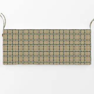 Bankauflage Christmas Tartan green