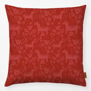Kissen Nordic Horse red