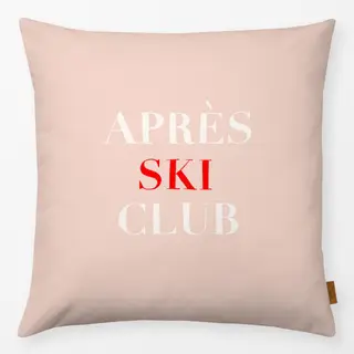 Kissen Aprés Ski Club Apricot