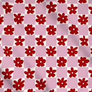 Meterware Rosa Rot