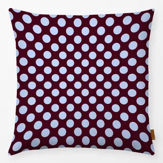 Kissen Polkadots Blau