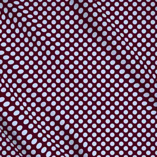 Meterware Polkadots Blau