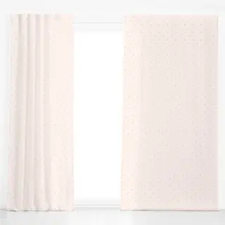 Dekovorhang Beige Rot