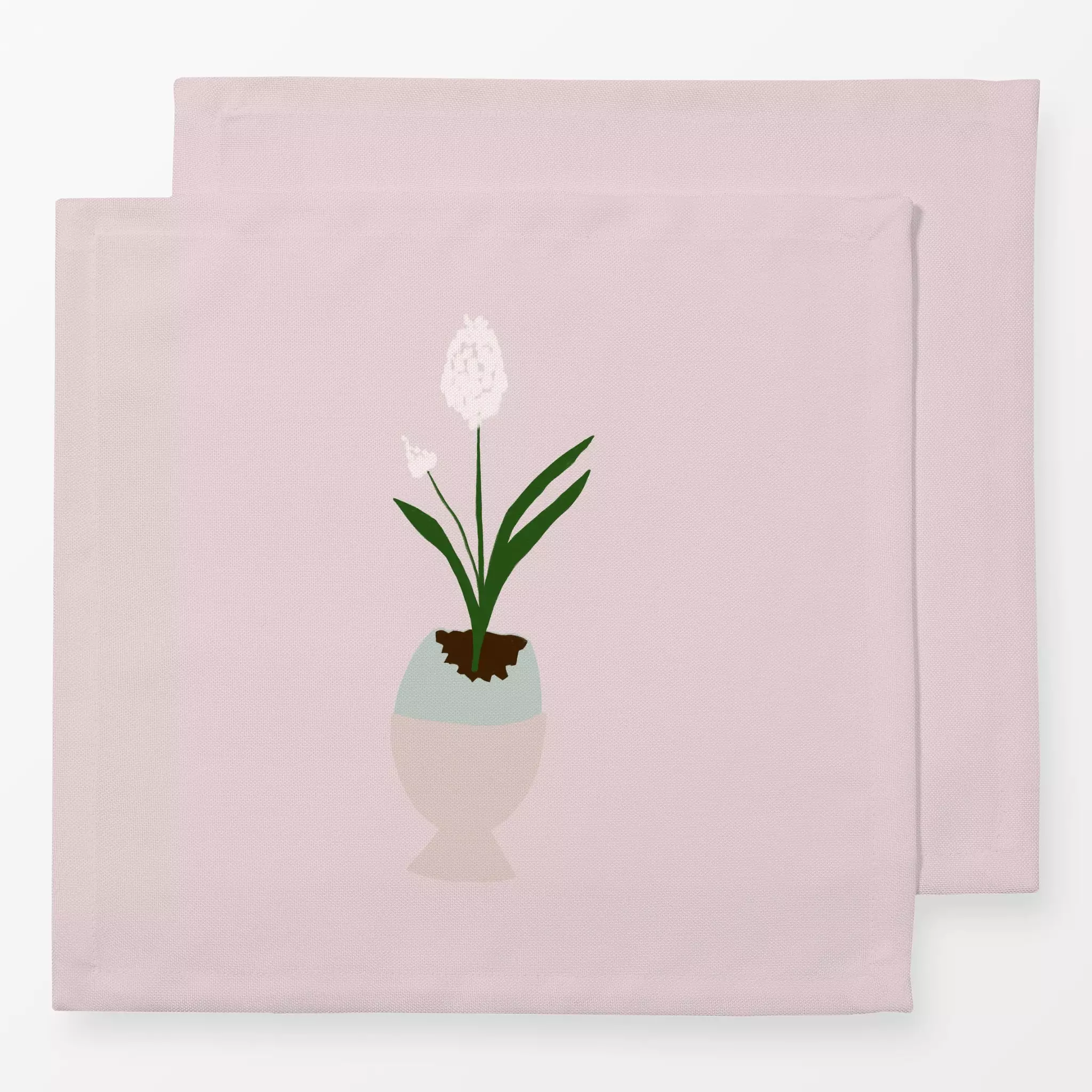 Servietten Blümchen in Eierschale - Frühling - von „Sophie Augustin Illustration"; Blumen, Ostereier, Ostermotiv, osterm, Os...
