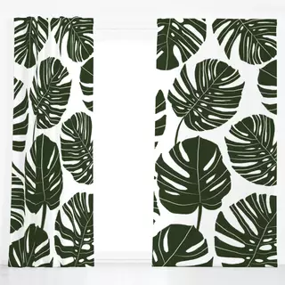 Dekovorhang Urban Jungle Monstera