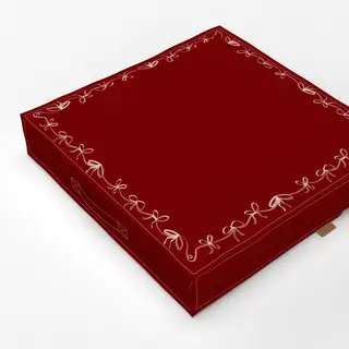 Bodenkissen Rot