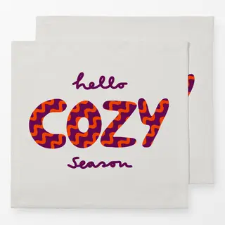 Servietten Cozy Season Beige