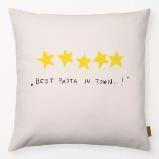 Kissen Best Pasta in Town 5 Sterne