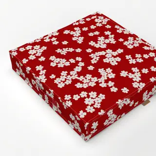 Bodenkissen Blumen Pattern